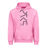 Fuchsia Pink vintage analog synthesizer techno waveform   synth nerd raglan basebal Urban Hoodie - linhVisuals