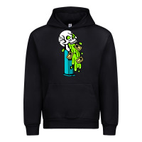 Black skull pez Urban Hoodie - linhVisuals