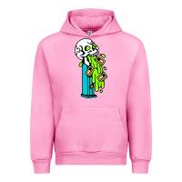 Fuchsia Pink skull pez Urban Hoodie - linhVisuals
