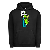 Pigment Black skull pez Urban Hoodie - linhVisuals