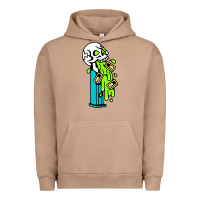 Pigment Burro skull pez Urban Hoodie - linhVisuals