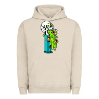 Pigment French Oak skull pez Urban Hoodie - linhVisuals