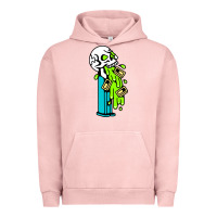 Pigment Salmon skull pez Urban Hoodie - linhVisuals