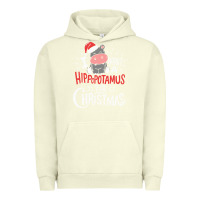 Pigment Pistachio i want hippopotamus for christmas hippo xmas gift Urban Hoodie - linhVisuals