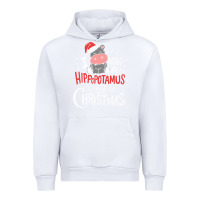 White i want hippopotamus for christmas hippo xmas gift Urban Hoodie - linhVisuals