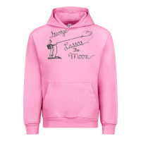 Fuchsia Pink george lassos the moon   its a wonderful life Urban Hoodie - linhVisuals