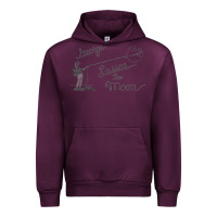 Mauve Wine george lassos the moon   its a wonderful life Urban Hoodie - linhVisuals