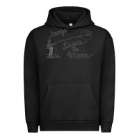 Pigment Black george lassos the moon   its a wonderful life Urban Hoodie - linhVisuals