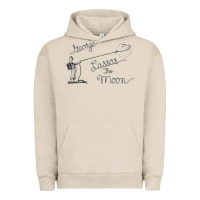 Pigment French Oak george lassos the moon   its a wonderful life Urban Hoodie - linhVisuals