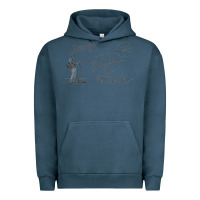 Pigment Midnight Navy george lassos the moon   its a wonderful life Urban Hoodie - linhVisuals
