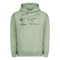 Pigment Oil Green george lassos the moon   its a wonderful life Urban Hoodie - linhVisuals