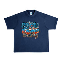 Navy Boom boom baby Urban Heavy Tee - FaDigitalArtStudio