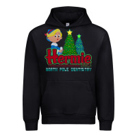 Black hermie the elf dentistry    rudolph the red nosed reindeer Urban Hoodie - linhVisuals