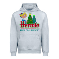Heather Grey hermie the elf dentistry    rudolph the red nosed reindeer Urban Hoodie - linhVisuals