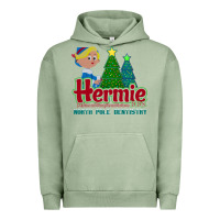 Pigment Oil Green hermie the elf dentistry    rudolph the red nosed reindeer Urban Hoodie - linhVisuals