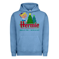 Pigment Pebble Blue hermie the elf dentistry    rudolph the red nosed reindeer Urban Hoodie - linhVisuals