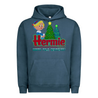 Pigment Midnight Navy hermie the elf dentistry    rudolph the red nosed reindeer Urban Hoodie - linhVisuals