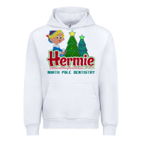 White hermie the elf dentistry    rudolph the red nosed reindeer Urban Hoodie - linhVisuals