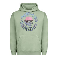 Pigment Oil Green the growlers Urban Hoodie - linhVisuals