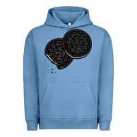 Pigment Pebble Blue oreo lover Urban Hoodie - linhVisuals