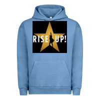 Pigment Pebble Blue rise up! hamilt musical broadway Urban Hoodie - linhVisuals