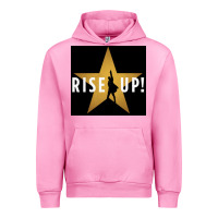 Fuchsia Pink rise up! hamilt musical broadway Urban Hoodie - linhVisuals