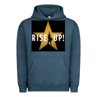 Pigment Midnight Navy rise up! hamilt musical broadway Urban Hoodie - linhVisuals
