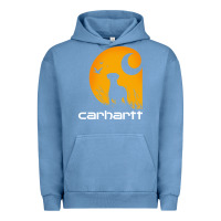 Pigment Pebble Blue carhartt vintage Urban Hoodie - linhVisuals