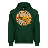 Forest Green ski doo vintage snowmobiles Urban Hoodie - linhVisuals