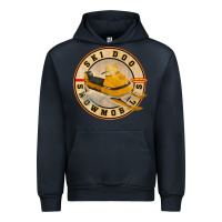 Navy ski doo vintage snowmobiles Urban Hoodie - linhVisuals
