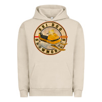 Pigment French Oak ski doo vintage snowmobiles Urban Hoodie - linhVisuals