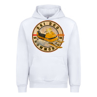 White ski doo vintage snowmobiles Urban Hoodie - linhVisuals