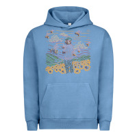 Pigment Pebble Blue tyler the creator flower boy Urban Hoodie - linhVisuals