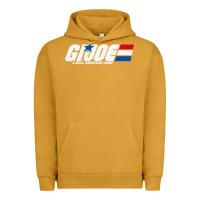 Pigment Peanut Butter distressed army green gi joe Urban Hoodie - linhVisuals