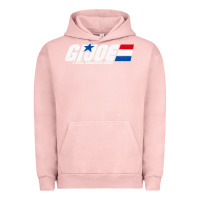 Pigment Salmon distressed army green gi joe Urban Hoodie - linhVisuals