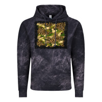 Cloud Black camouflage and leopard background Vintage Hoodie - BundleAndBundleShop