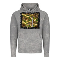 Cloud Rock camouflage and leopard background Vintage Hoodie - BundleAndBundleShop
