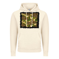 Vintage Artic camouflage and leopard background Vintage Hoodie - BundleAndBundleShop
