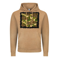 Vintage Camel camouflage and leopard background Vintage Hoodie - BundleAndBundleShop
