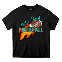 Black Wild about Football Heavy Core Tee - HowdyJamesFarm