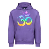 Tulip womens om symbol   psy trance goa yoga meditation buddhism buddhist v Urban Hoodie - linhVisuals