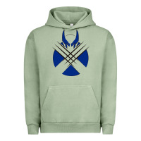 Pigment Oil Green wolverine 5 Urban Hoodie - linhVisuals