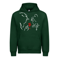 Forest Green beauty the beast love Urban Hoodie - linhVisuals