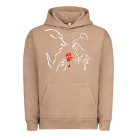 Pigment Burro beauty the beast love Urban Hoodie - linhVisuals