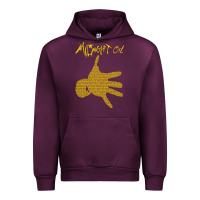 Mauve Wine Midnight Oil colour Urban Hoodie - linhVisuals