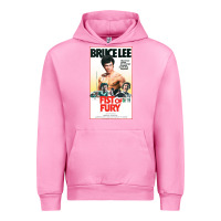 Fuchsia Pink fist of fury by bruce Urban Hoodie - linhVisuals
