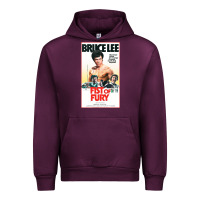 Mauve Wine fist of fury by bruce Urban Hoodie - linhVisuals