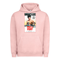 Pigment Salmon fist of fury by bruce Urban Hoodie - linhVisuals