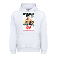 White fist of fury by bruce Urban Hoodie - linhVisuals