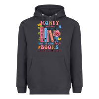 Smoke money can't buy happiness but it can buy books whi Heavyweight Hoodie - JahusDesignShop